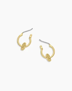 gorjana Ana Coin Huggies 18k Gold Plated Best