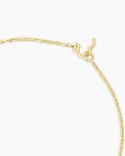 gorjana Asher Delicate Necklace 18k Gold Plated Outlet