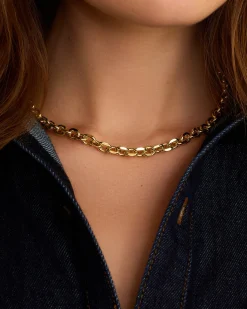 gorjana Asher Statement Necklace 18k Gold Plated Best