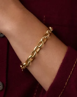 gorjana Avery Statement Bracelet 18k Gold Plated Clearance