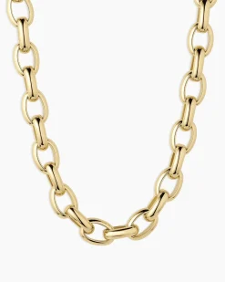 gorjana Avery Statement Necklace 18k Gold Plated Outlet