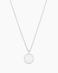 gorjana Bespoke Coin Necklace (silver) Silver Plated Best