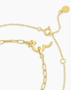 gorjana Bespoke Parker Mini Layering Set (Gold) 18k Gold Plated Outlet