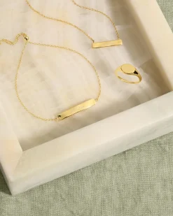 gorjana Bespoke Plate Adjustable Bracelet (gold) 18k Gold Plated Sale