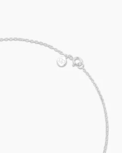 gorjana Bespoke Plate Necklace (silver) Silver Plated Hot