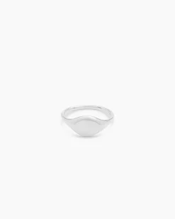 gorjana Bespoke Signet Ring (silver) Silver Plated Discount