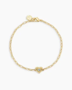 gorjana Birthstone Heart Bracelet New