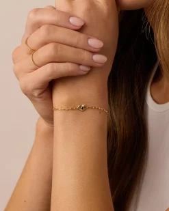 gorjana Birthstone Heart Bracelet New