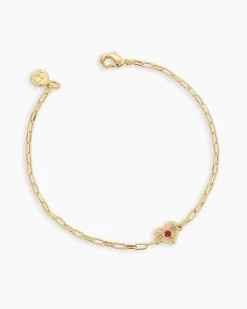 gorjana Birthstone Heart Bracelet New