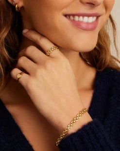 gorjana Brooklyn Bracelet 18k Gold Plated Outlet