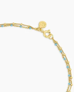 gorjana Capri Layer Necklace 18k Gold Plated Discount