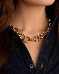 gorjana Carmela Necklace 18k Gold Plated Discount
