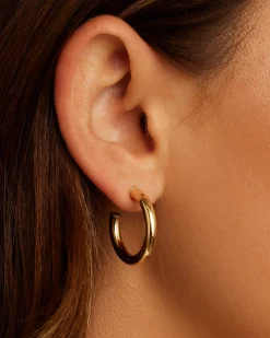 gorjana Carter Small Hoops 18k Gold Plated Outlet