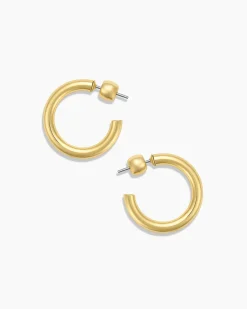 gorjana Carter Small Hoops 18k Gold Plated Outlet