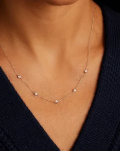 gorjana Classic Five Diamond Necklace Discount