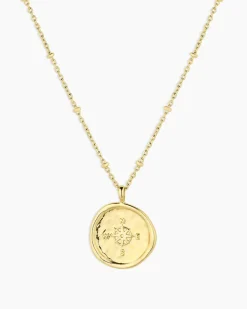 gorjana Compass Coin Necklace Online