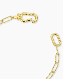gorjana Crew Link Bracelet 18k Gold Plated Online