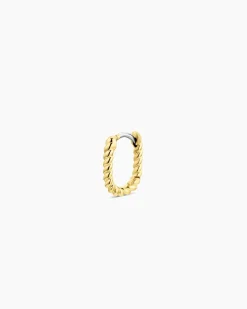 gorjana Crew Link Single Huggie 18k Gold Plated Clearance