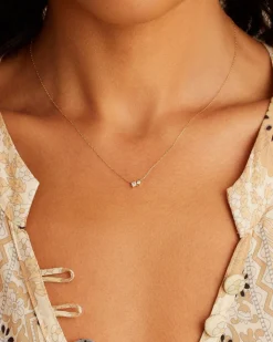 gorjana Diamond and White Sapphire Necklace New