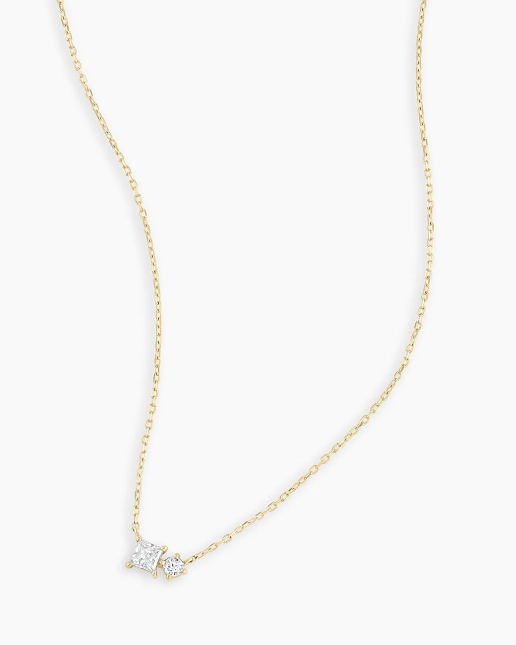 gorjana Diamond and White Sapphire Necklace New