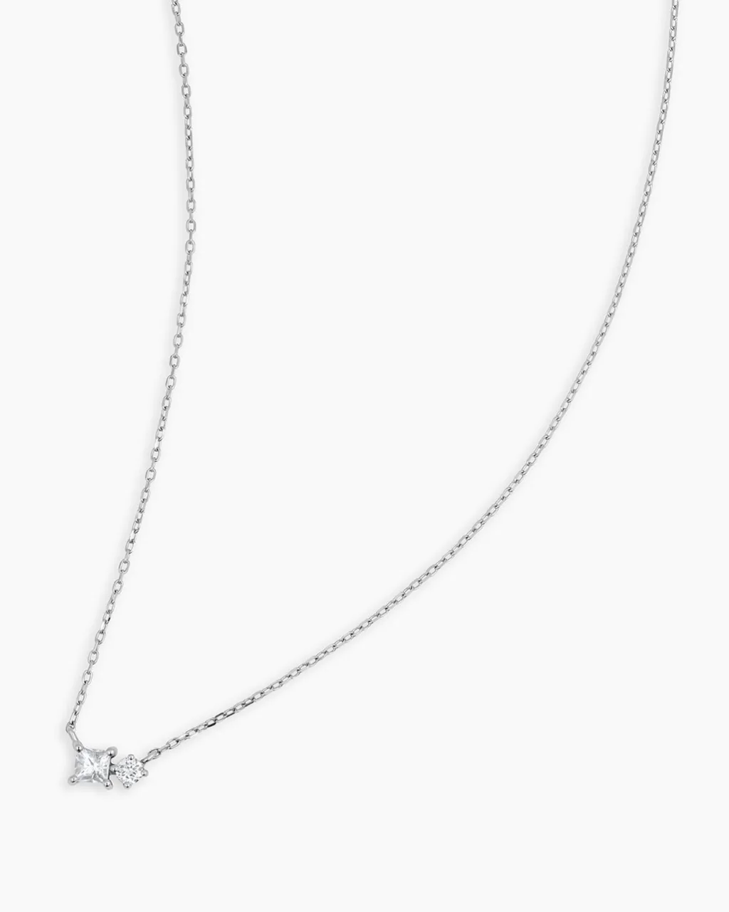 gorjana Diamond and White Sapphire Necklace New