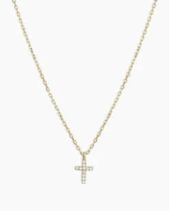 gorjana Diamond Cross Necklace Outlet