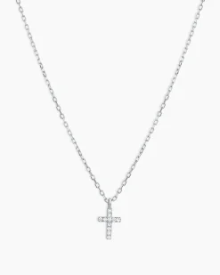 gorjana Diamond Cross Necklace Outlet