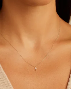 gorjana Diamond Cross Necklace Outlet