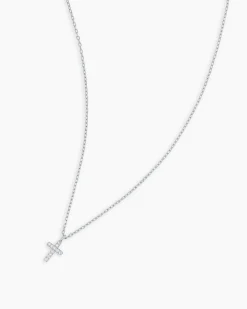 gorjana Diamond Cross Necklace Outlet
