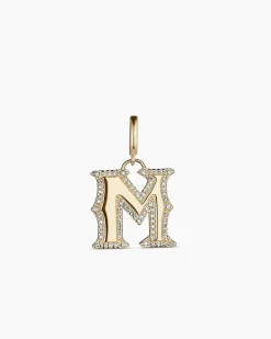 gorjana Diamond Era Alphabet Charm 14k Solid Gold Discount