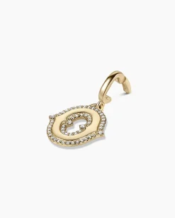 gorjana Diamond Era Alphabet Charm 14k Solid Gold Discount