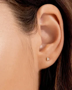 gorjana Diamond Jolie Studs 14k Solid Gold Fashion