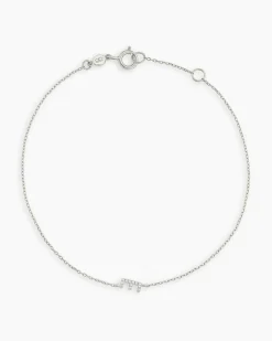 gorjana Diamond Pavé Alphabet Bracelet Fashion