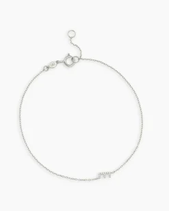 gorjana Diamond Pavé Alphabet Bracelet Fashion