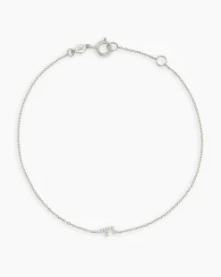 gorjana Diamond Pavé Alphabet Bracelet Fashion