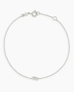 gorjana Diamond Pavé Alphabet Bracelet Fashion