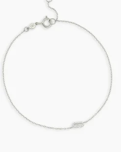 gorjana Diamond Pavé Alphabet Bracelet Fashion