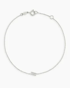 gorjana Diamond Pavé Alphabet Bracelet Fashion