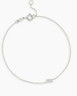 gorjana Diamond Pavé Alphabet Bracelet Fashion