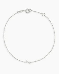 gorjana Diamond Pavé Alphabet Bracelet Fashion