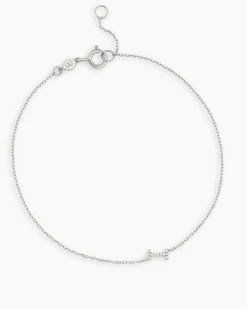 gorjana Diamond Pavé Alphabet Bracelet Fashion