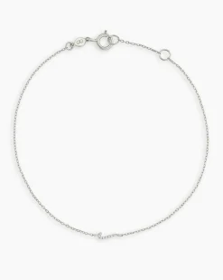 gorjana Diamond Pavé Alphabet Bracelet Fashion