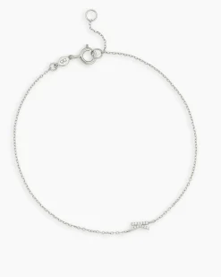 gorjana Diamond Pavé Alphabet Bracelet Fashion