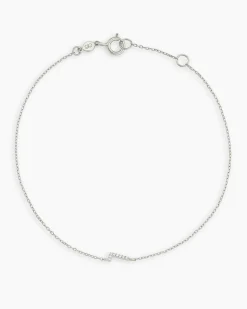 gorjana Diamond Pavé Alphabet Bracelet Fashion