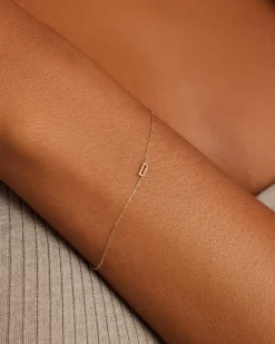 gorjana Diamond Pavé Alphabet Bracelet Fashion