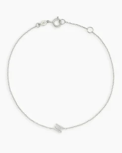 gorjana Diamond Pavé Alphabet Bracelet Fashion