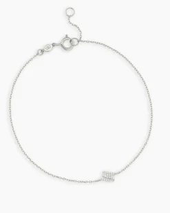 gorjana Diamond Pavé Alphabet Bracelet Fashion