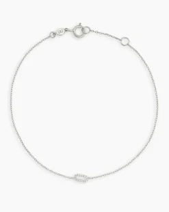 gorjana Diamond Pavé Alphabet Bracelet Fashion