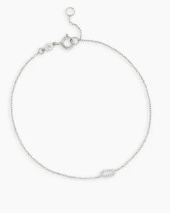 gorjana Diamond Pavé Alphabet Bracelet Fashion