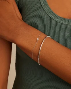 gorjana Diamond Pavé Alphabet Bracelet Fashion